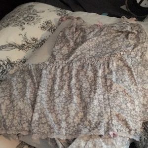 Floral two piece pajama set (shorts and tank top)